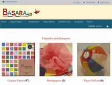 Tablet Screenshot of basara.ch